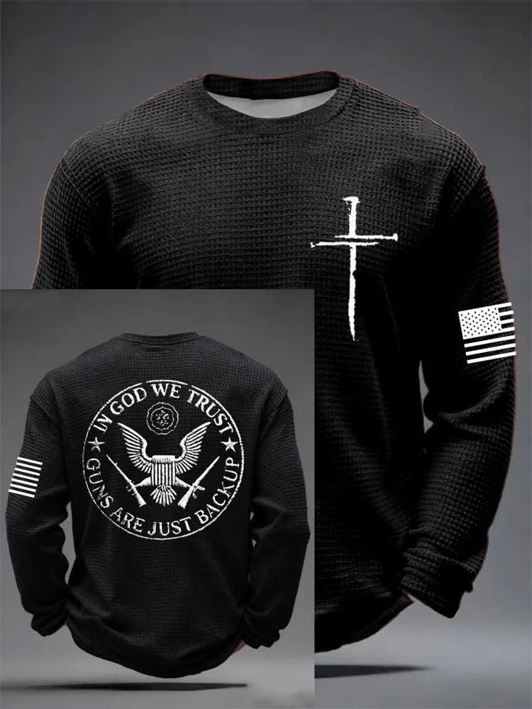 Mens Fashion Summer - Fall 2026 Men's Long-Sleeve 3D Cross