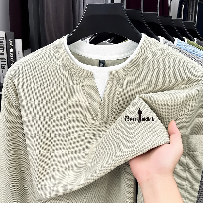 Men'S Fashion T Shirts - Fashion Trend 100% Cotton Men's Fake