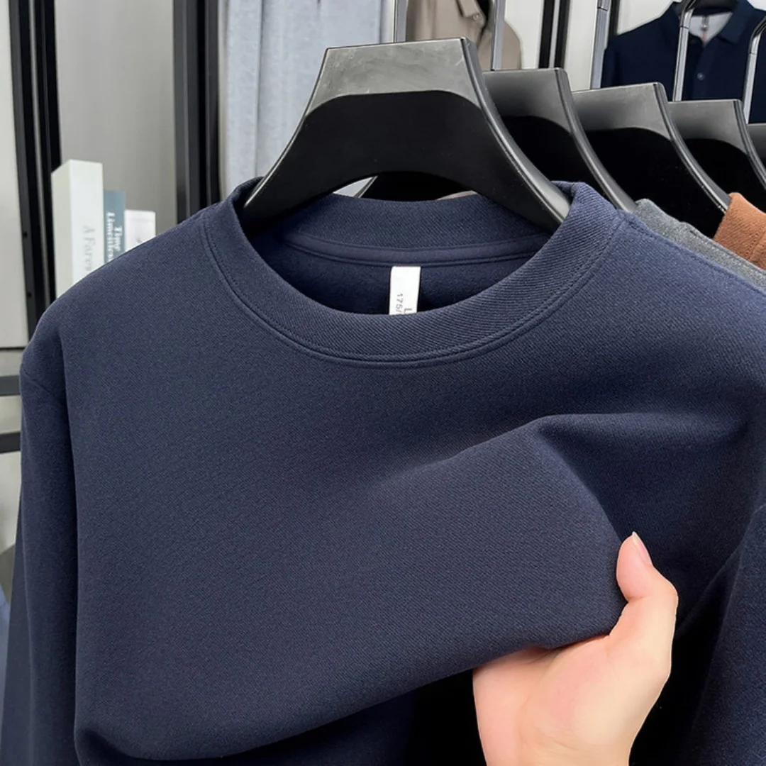 Mens Fashion Clothes - Soft cotton high-end brand men's long