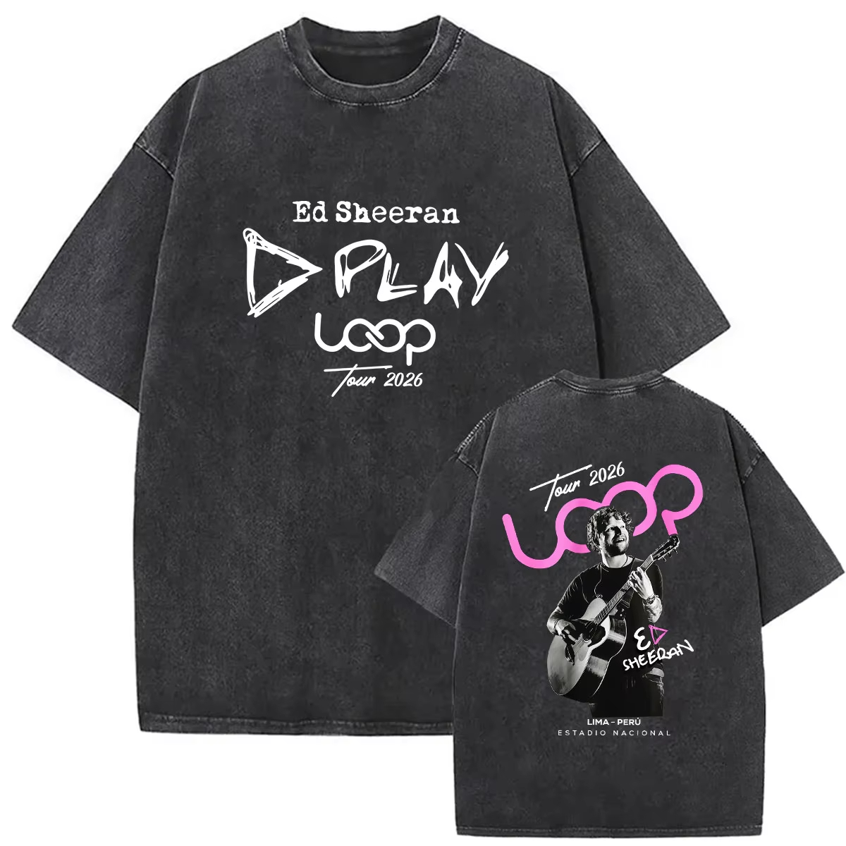 Rapper Ed Sheeran Loop Tour 20 - Poster Men Fashion 评论和价格