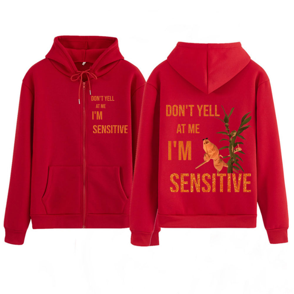 Marcus The Worm Don’t Yell At  - Mens Fashion Zip Up Hoodies 评论和价格