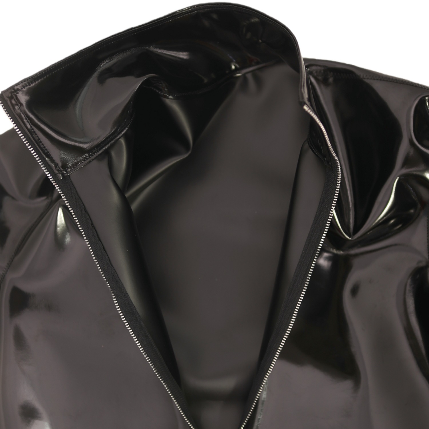 Sexy Men PVC Glossy Shiny Long - Men'S Fashion T Shirts 评论和价格