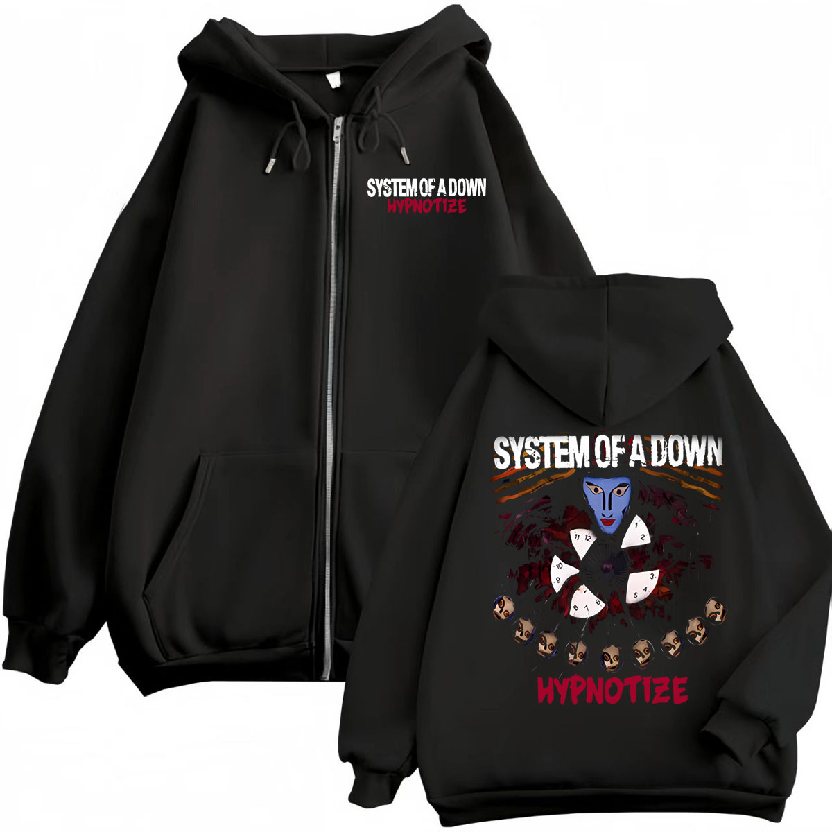 Rock Band System of A Down Hyp - Mens Fashion Zip Up Hoodies 评论和价格
