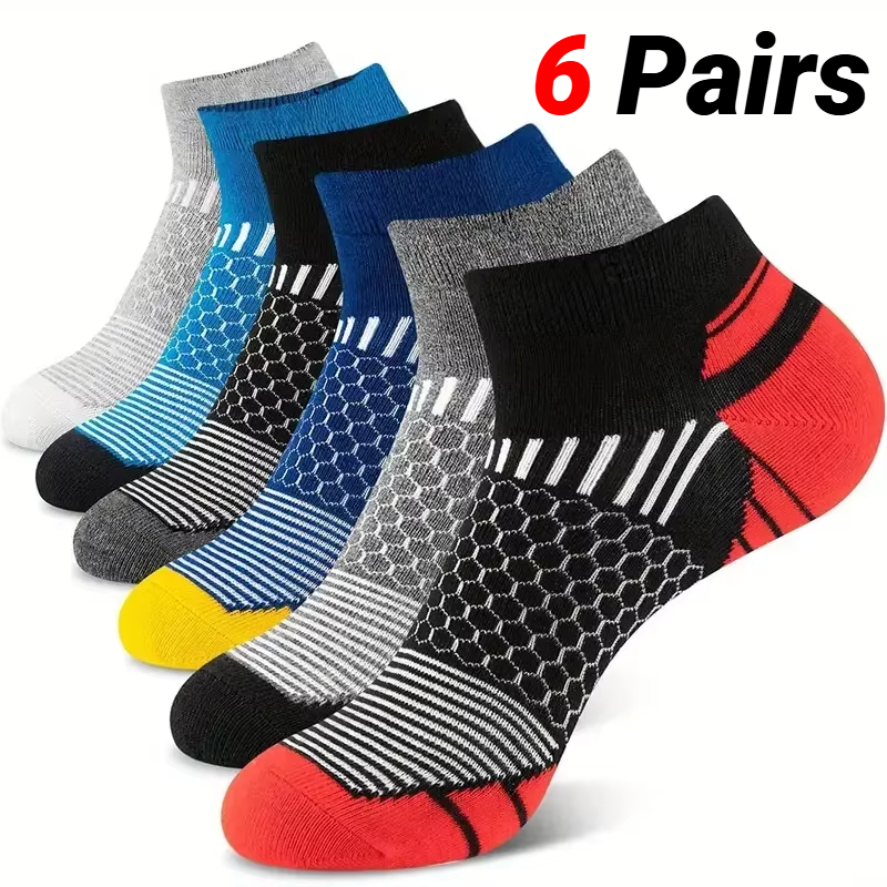 6 Pairs Men'S Short Sports Soc - Socks Ankle Men 评论和价格