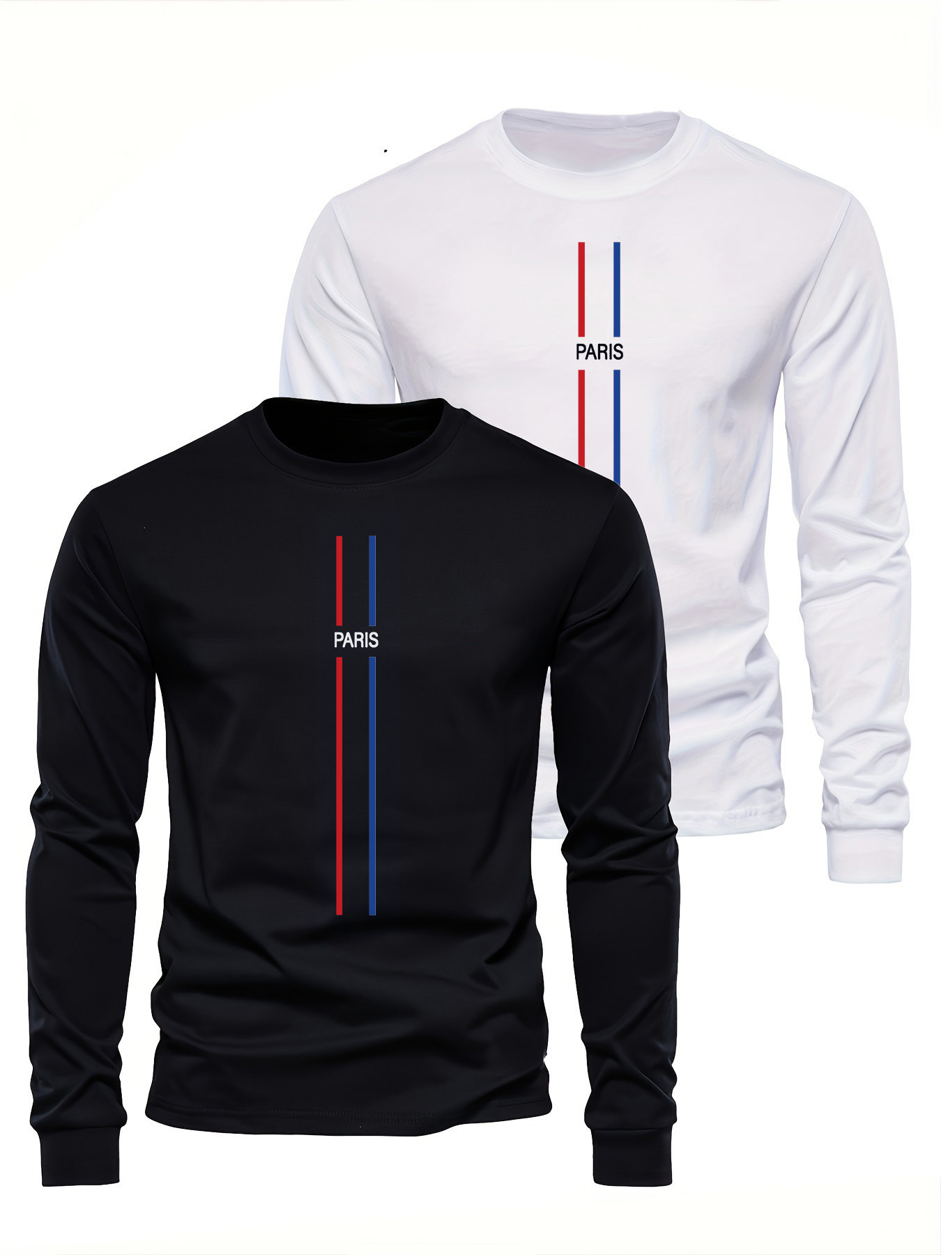 100% Pure Cotton Men's Long Sl - Mens Fashion Summer 评论和价格