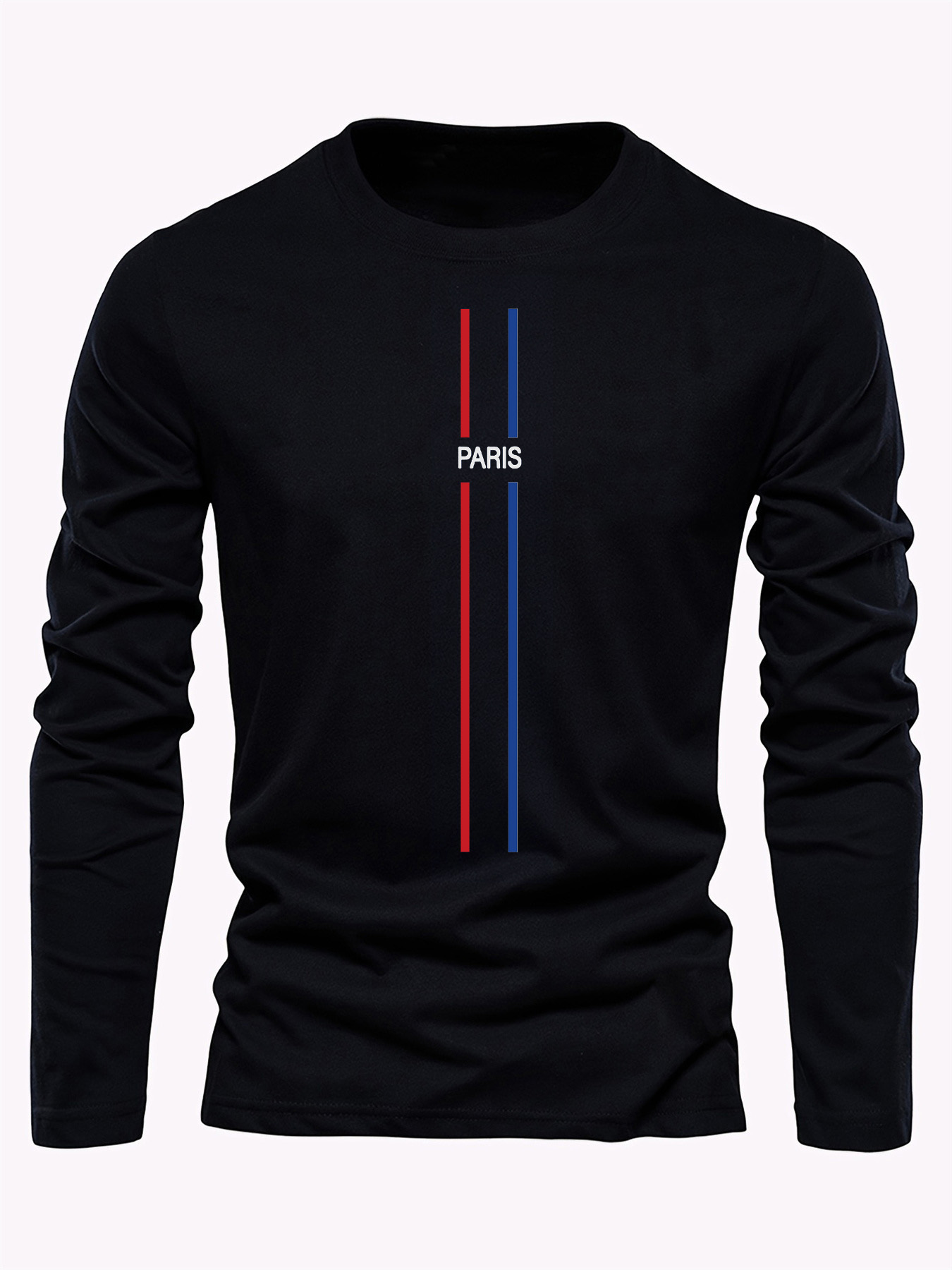 100% Pure Cotton Men's Long Sl - Mens Fashion Summer 评论和价格